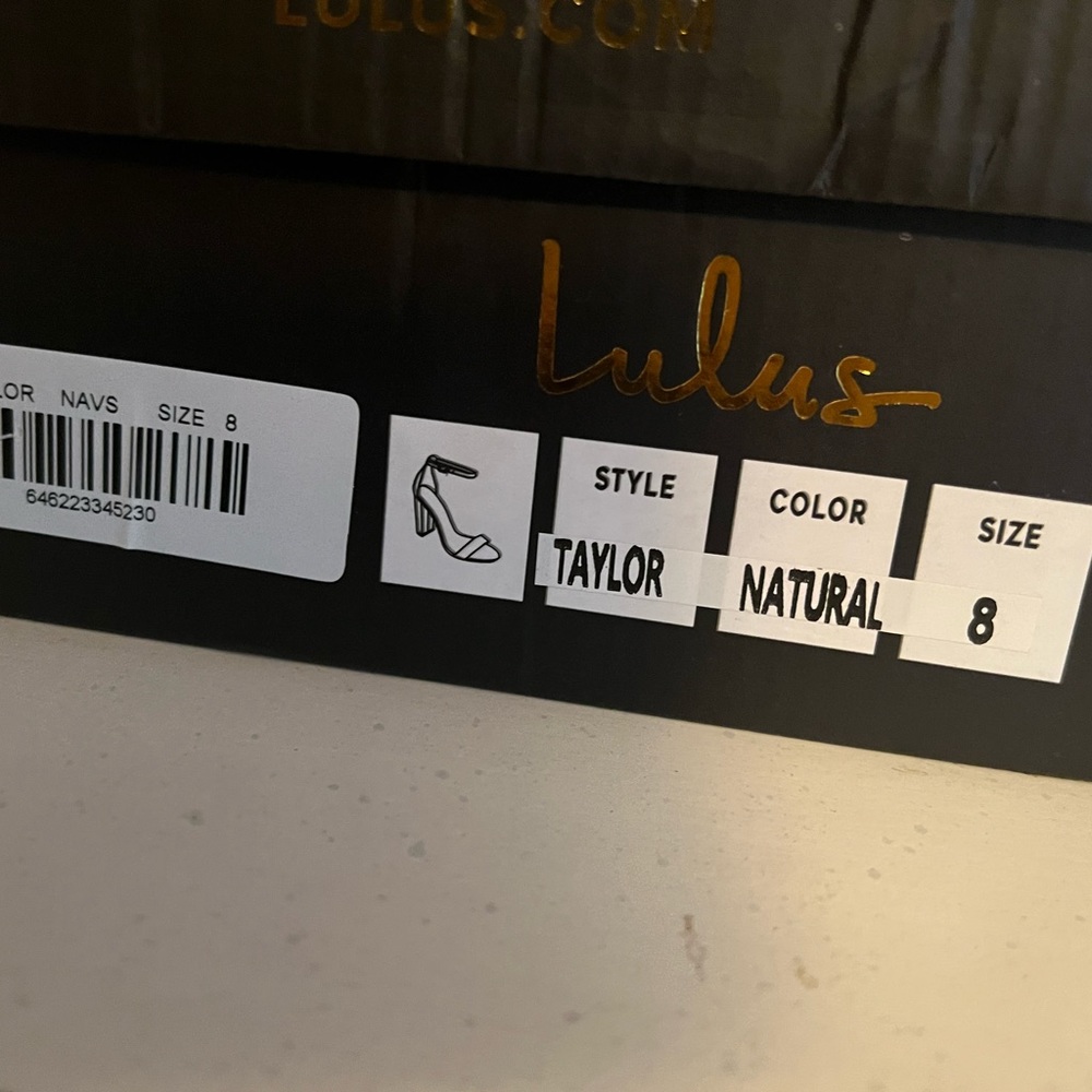 Lulu’s Taylor Natural Suede Ankle Strap Heels - Picture 3 of 5